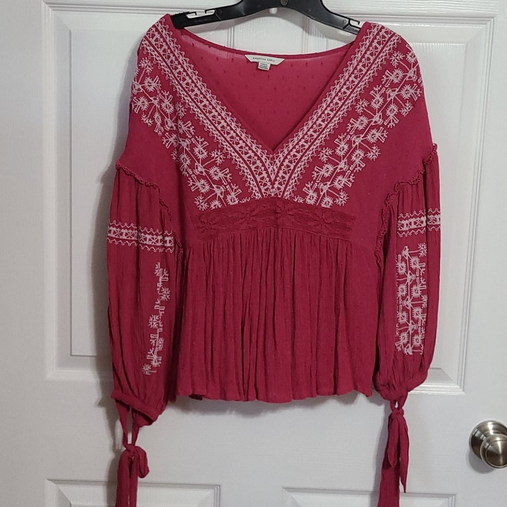 Women's American Eagle peplum top